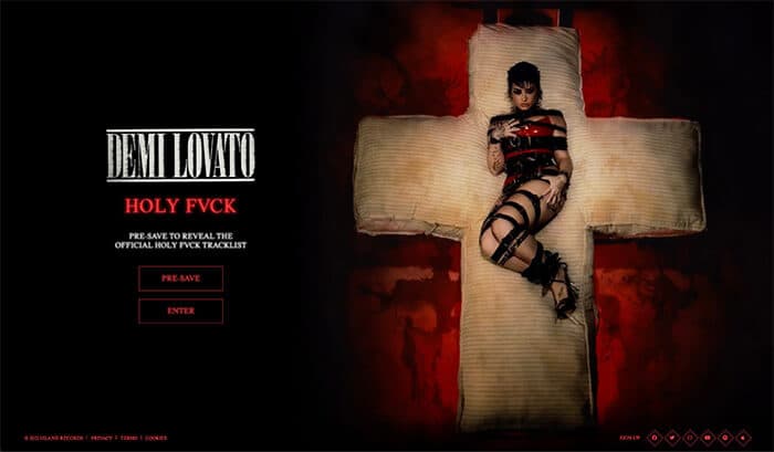 Holy Fvck, album release for Demi Lovato